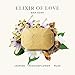 Caswell-Massey Natural Bar Soap Gift Set - Elixir of Love Scent - Romantic Triple-Milled Moisturizing Body Soap Bars for Women, Plant-Based Formula for Soft Skin, Made in USA, 3 x 3.5 oz