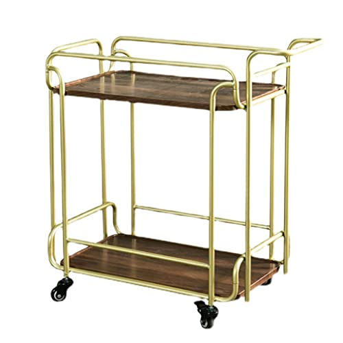 Carrito bar restaurante para comedor y mesa auxiliar móvil 2