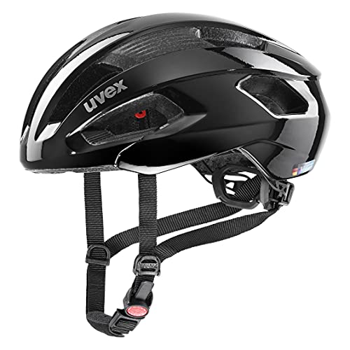 uvex Rise - Casque Performance sûr pour Hommes et Femmes - Réglage de la Taille Individuel - Ventilation Optimisée - All Black - 52-56 cm