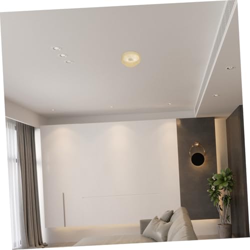 Placa de cubierta del detector de humo plástica y lavable, set de 15 protectores beige 5