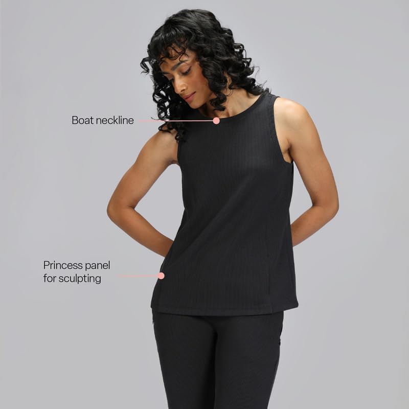 BlissClub Women Ribbed Modern Fit Ribsupreme Tank 3