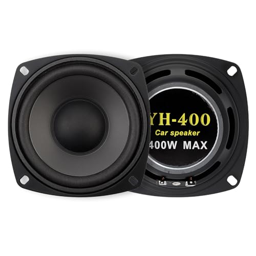 DriSentri 2-częściowy 4-calowy 400 W 2-drożny samochodowy głośnik koncentryczny HiFi drzwi pojazdu Auto Audio muzyka stereo pełny zakres częstotliwości głośniki