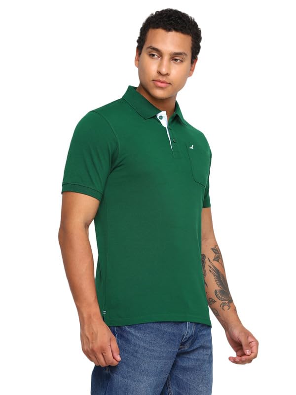 Image of AMERICAN CREW Polo Collar T-Shirt for Men with Pocket
