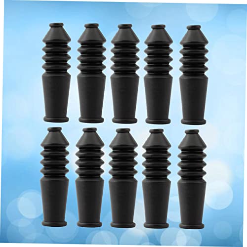 Toddmomy 10Pcs Folding Bicycle Brake Cable Boot Cycling Accessories Foldable Bike Protective Case Protective Cover Brake Line Black Crimp Noodles Brake Cable #TOP2