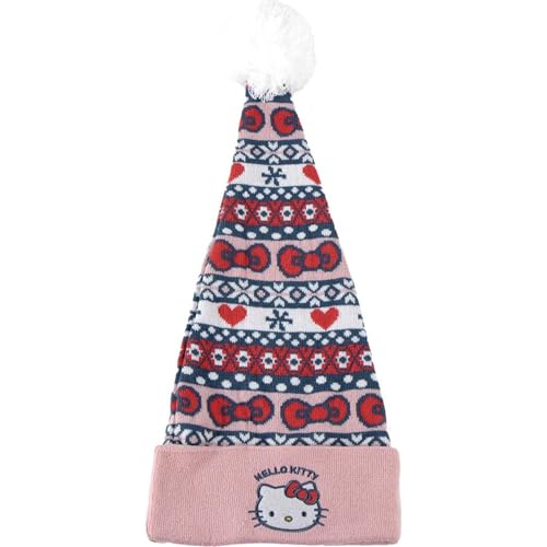 Béret Hello Kitty chaud d'hiver avec tricot doux et extensible