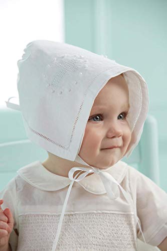 Mud Pie Baby Girls' Smocked Christening Gown, White, 0-6 Months #TOP5