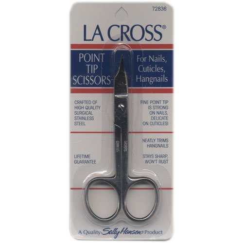 LA Cross Point Tip Scissors, For Nails, Cuticles