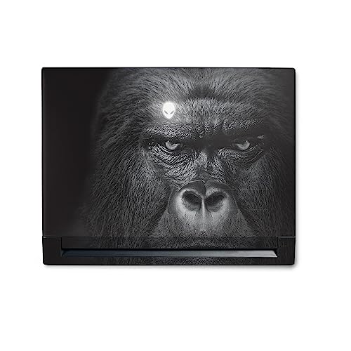 Image of MightySkins Skin Compatible with Alienware M18 R1 (2023) Full Wrap Kit - Mono Gorilla | Protective, Durable, and Unique Vinyl Decal wrap Cover | Easy to Apply & Change Styles | Made in The USA
