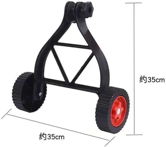 Brush Cutter Lawn Mower Support Wheels Fit For Lawnmower Parts Easy Install Part
