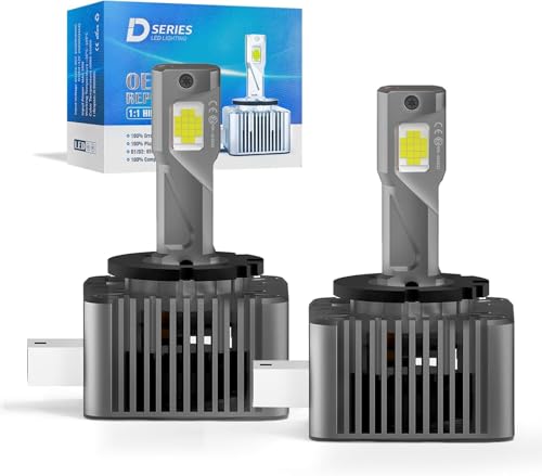 NUROTA 2 Stück D3S Xenon Brenner 12V 35W, D3S Xenonscheinwerfer, 5500K Weiß, mit Zulassung, Ersatz für HID Xenon Brenner