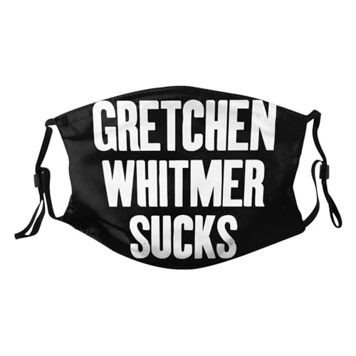 Gretchen Whitmer Sucks Adult Dust Mask Adjustable Dust Face with 2 Filter25