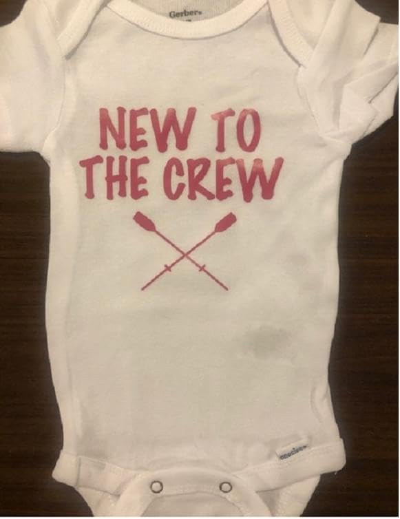 new to the crew baby onesie ® rowing infant clothes future rower bodysuit shower gift