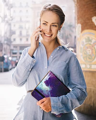 DTTO for iPad 9th/8th/7th Generation 10.2 Inch Case 2021/2020/2019, Premium Leather Business Folio Stand Cover with Apple Pencil Holder - Auto Wake/Sleep and Multiple Viewing Angles, Galaxy