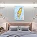 Taiwan Map Posters World Map poster Canvas Wall Art Prints Photo Picture Painting Room Decor Home Decorative 16x24inch(40x60cm)