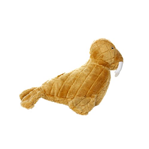Mighty-Arctic Walrus- Squeaker-Multiple Layers. Made Durable, Strong & Tough. Interactive Play (Tug, Toss & Fetch). Machine Washable & Floats #TOP25