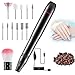 Produktbild Elektrische Nagelfeile, U-Kiss 11 In 1 Professionell Elektrische Nagelfräser Pediküreset Tragbares Pediküre-Maniküre-Kit, Nagelbürste, leise, 20000 U/min, schwarz, für Nagelstudio/DIY-Maniküre (black)