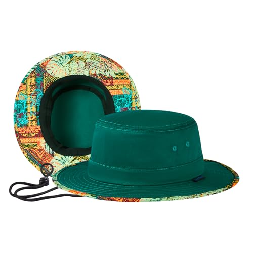 Image of UPF 50+ Foldable Sun Hat Patterned Under Brim Bucket Hats for Summer Hiking Fishing Beach Safari Men Women