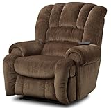 King of Comfort Hercules Big Man Power Wallsaver Recliner, 48H x 45W x 47D inches, Seat Width 24 inches, Rated for Up to 500 Lbs