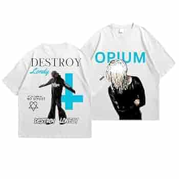 ダメージ加工 layered long sleeve tshirt opium Amazon.com: Opium Text Streetwear Long Sleeve T-Shirt