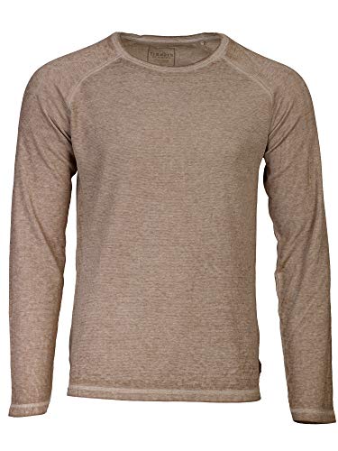 Sweatshirt homme IVO col rond anti-déformation et douceur coton