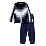 [Smomo] パジャマ メンズ 長袖 長ズボン 100%綿 肌に優しい 柔らかい 快適 Tシャツ素材 上下セット ルームウェア 部屋着 春夏秋用