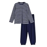 [Smomo] パジャマ メンズ 長袖 長ズボン 100%綿 肌に優しい 柔らかい 快適 Tシャツ素材 上下セット ルームウェア 部屋着 春夏秋用