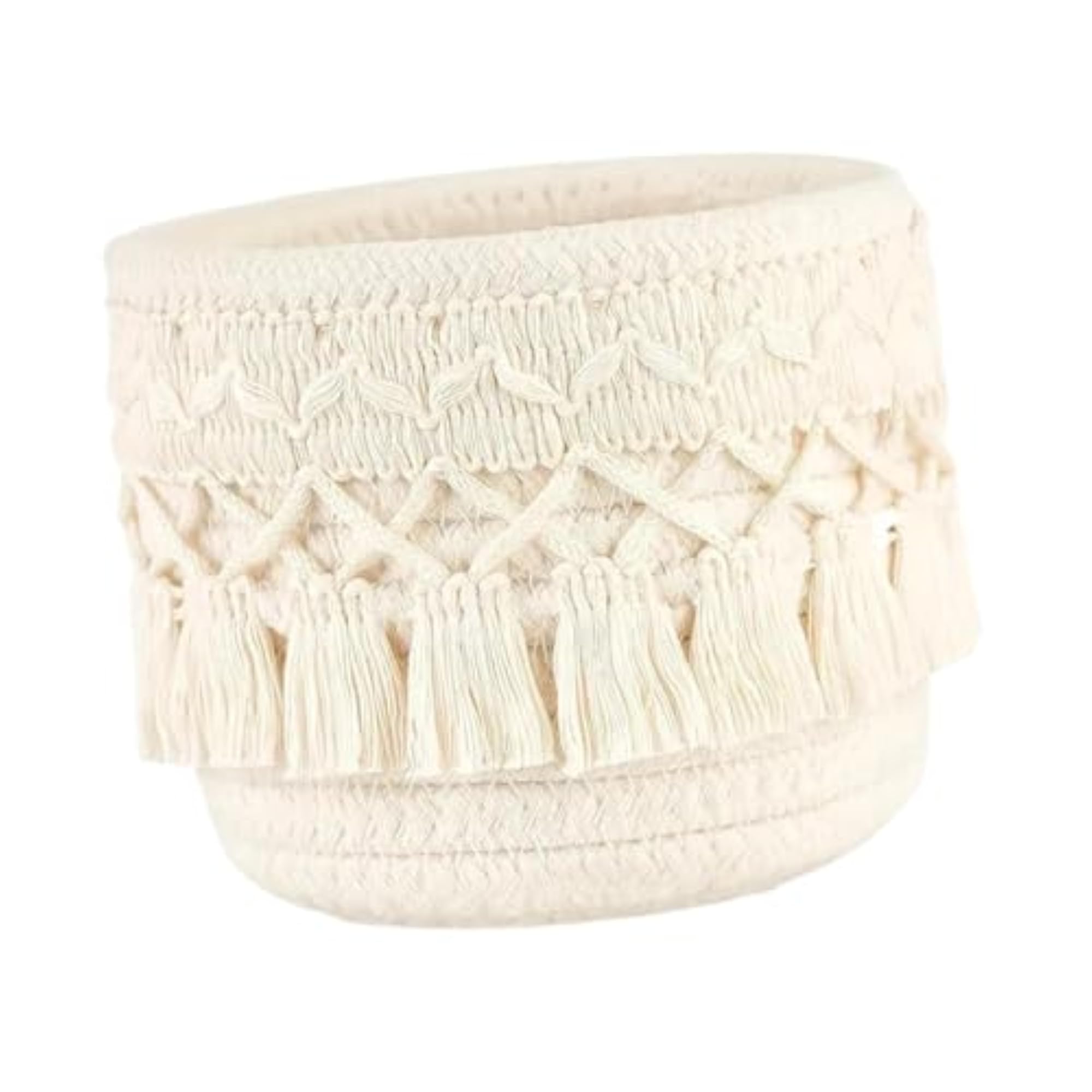 Woven Rope Basket Cosmetic Display Case