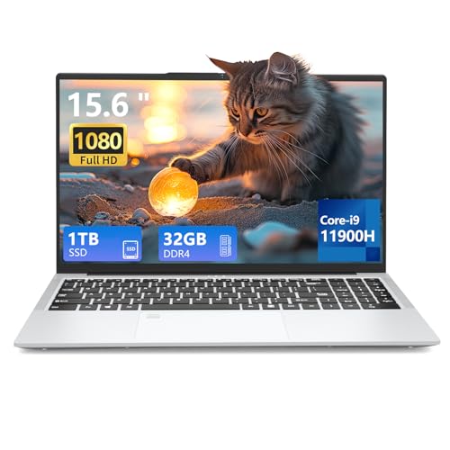 AVENKA Gaming Laptop,Core I9-11900H, 15.6 Inch Laptop Computers, Laptops 32GB RAM 1TB SSD, FHD 1920...