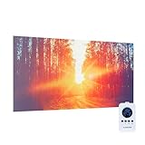 Klarstein Radiador Infrarrojos Pared Potencia 720W, Placa Calor Bajo Consumo, Panel Radiante Bajo Consumo, Panel Infrarrojos Calefaccion, Calefactores Infrarojos Panel Radiante Pared