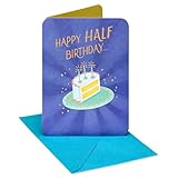 American Greetings Half-Birthday Card (A Whole Lot)