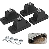 Ummilager Klimaanlagen Schwingungsdämpfer, 4 Stück Vibrationsdämpfer für Klimaanlage, Gummidämpfer Set für Außengeräte, stabile Dämpfungssockel zur Reduzierung von Lärm & Vibrationen