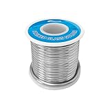 60/40 Solder for Stained Glass, 1/8 Inch Diameter, 1 Pound Spool, Stained Glass Supplies