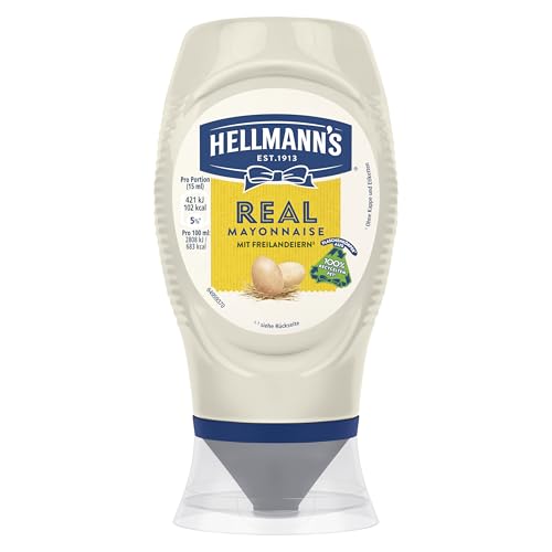 Hellmann's Real Mayonnaise mit Freilandeiern, 100%...