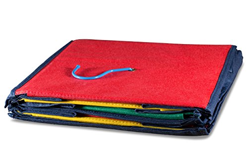 Handy-Laundry-Daily-Activity-Kids-Closet-Organizer-11-X-11-X-48-Prepare-Organize-a-Weeks-Worth-of-Your-Childrens-Clothing-Shoes-and-After-School-Activities-Hangs-Directly-on-The-Closet-Rod