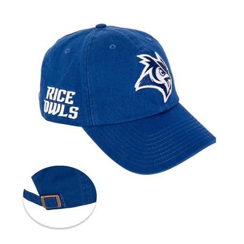Desert Cactus Rice University Baseball Hat Owls Brimmed Embroidered Hats Cap Adjustable Cloth Strap Adult (Style F) Blue