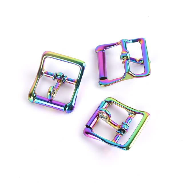 VITAU 5pcs Locking buckle For Leather Metal Pin Buckle With Lock Locking Tongue Roller Buckle