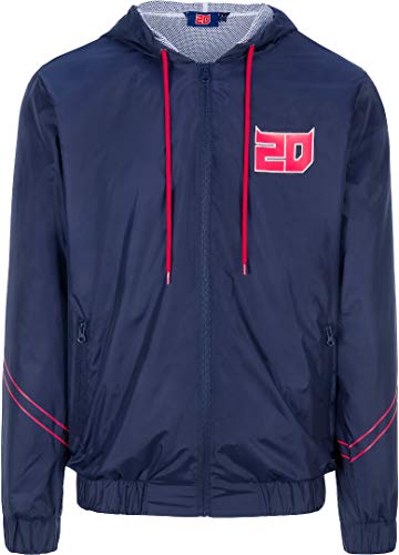 Veste de Pluie a Capuche Fabio Quartararo 20 Officiel MotoGP - Bleu - L Cover