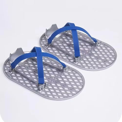 LeTkingok Chaussures de Finition de Sol en Alliage de Magnésium, Chaussures Professionnelles de Truelle à Béton 335x195MM, 810 G/Paire