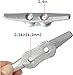 VEITHI Dock Cleat 4 inch - Hot Dipped Galvanized Boat Cleats, Rope Cleat, Boat Dock Cleats with Hardware Ideal for Small Boat,Deck,Piers for Tying up Boats,Marine Decor,Boat Tie Down Cleats (16 Pack)