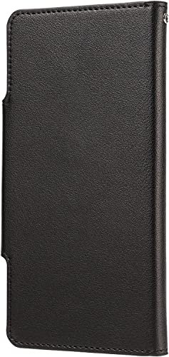 Étui portefeuille iPhone 14 Max housse protection fente carte noir
