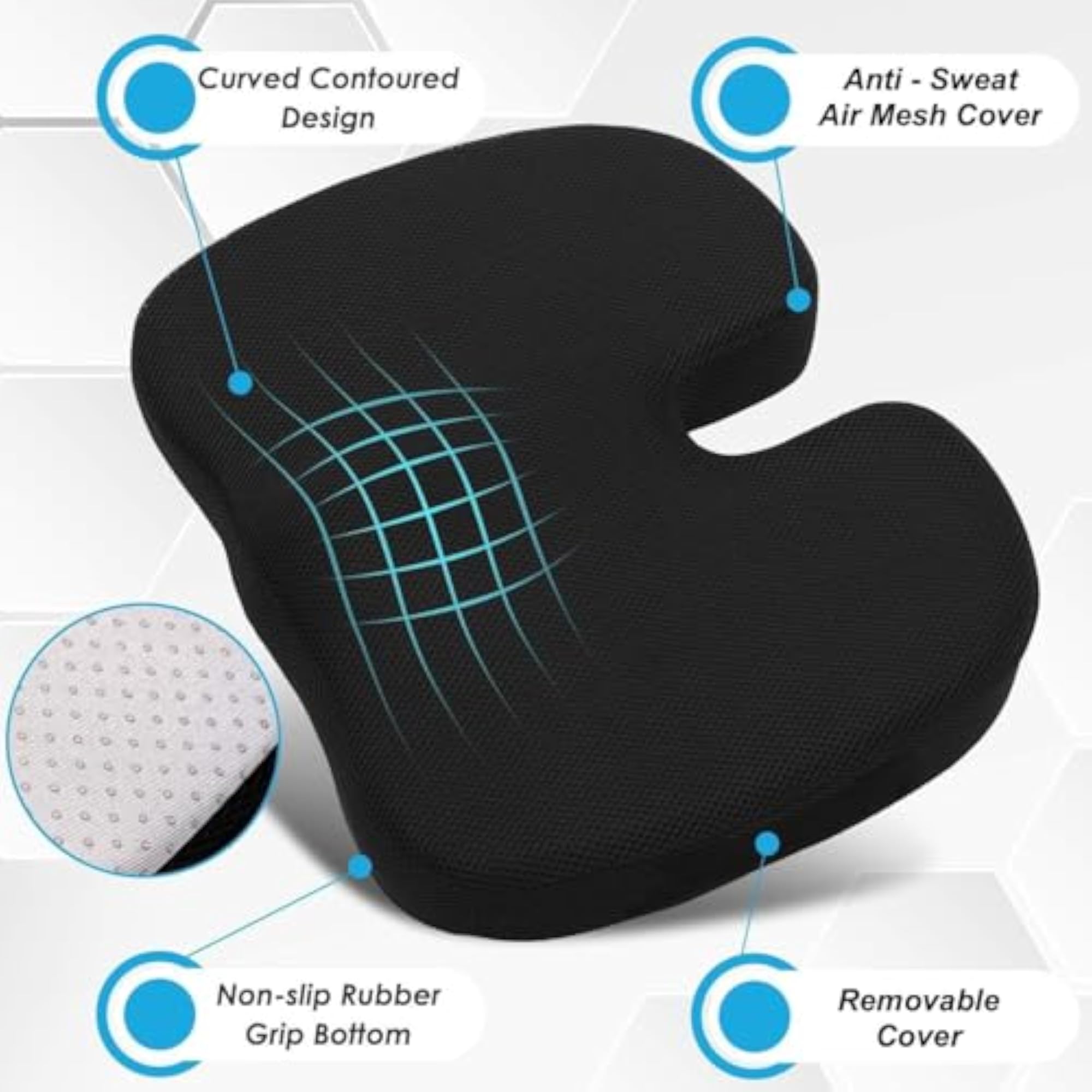 Luxury Memory Foam Cervical Pillow for Neck Pain Relief