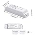 Kambo Transformador 220V a 12V LED Fuente de Conductor Alimentación LED 50W...