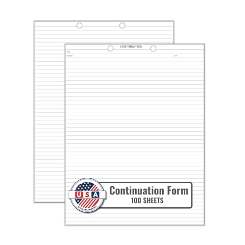 Doctor Stuff - Dentist Office Forms, Dental Medical History Patient Continuation Form, CF8290, 8-1/2" x 11", 100/Package