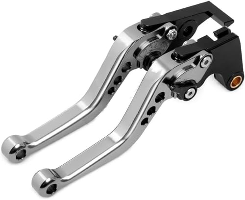 Manetas de freno y embrague ajustables para Yamaha MT09 y FZ09 2014-2019 en color gris
