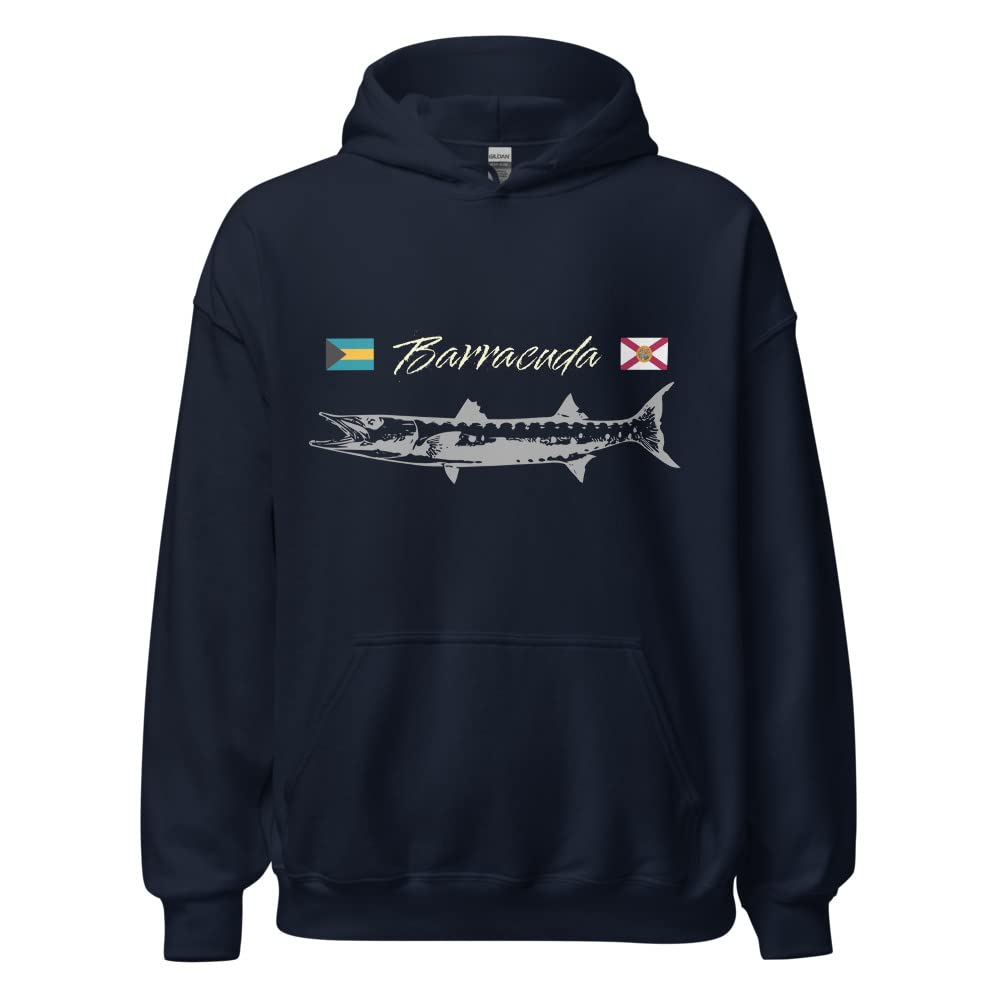 Barracuda Fish Florida Ba słonowodne wędkarstwo bluza z kapturem