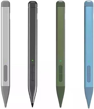 Surface Touch Pen 2, Surface Slim Pen 2, Surface Stylus Pen Eraser Selection Tool, 4096 Brush Pressure, Tilt Sensor, Auto Off, USB-C Charging, Compatible with Surface Pro 11/10/9/X/8/7/6/5/4/3, Surface Book/Laptop/Surface Go1234/Studio and More Black