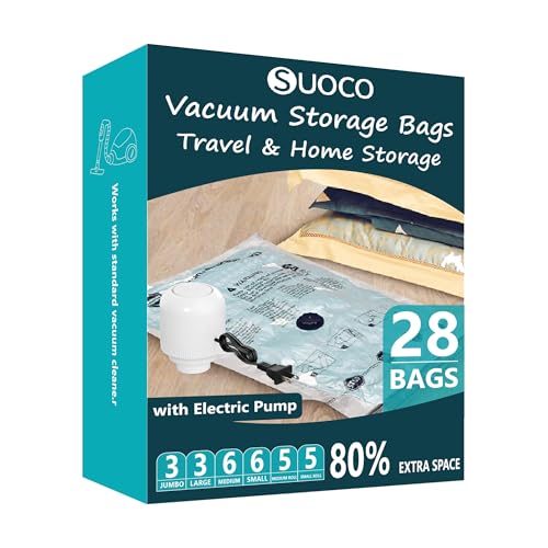 Vacuum Seal Bags for Clothing Travel and Home Storage, Travel