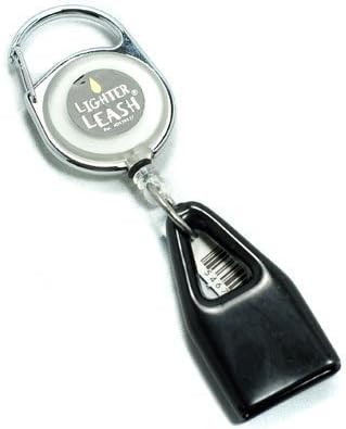 LIGHTER LEASH Premium Retractable Keychain Clip (White)