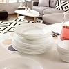 Luminarc Dajar Dinner Service Zelie, Glass, White, 27 x 12 x 26.5 cm, 18 Units