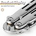 CIXIZUIJIA Stainless Steel Foldable Tool with Silvery Finish – Durable and Easy to Use for Everyday Handling